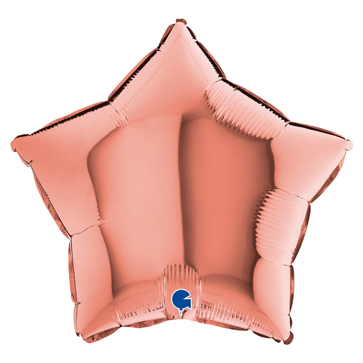 das-kost-mland-stern-folienballon-46cm-rosegold-uni image 1