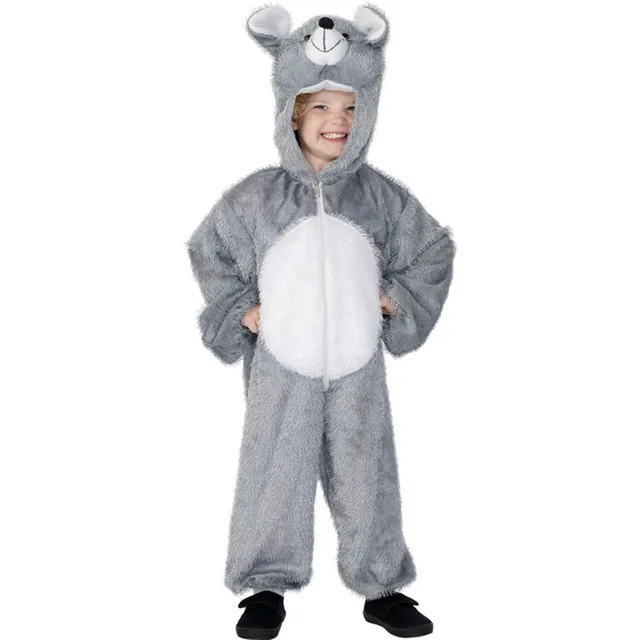 das-kost-mland-kid-maus-overall-pl-schkost-m-grau-7-9-j image 1