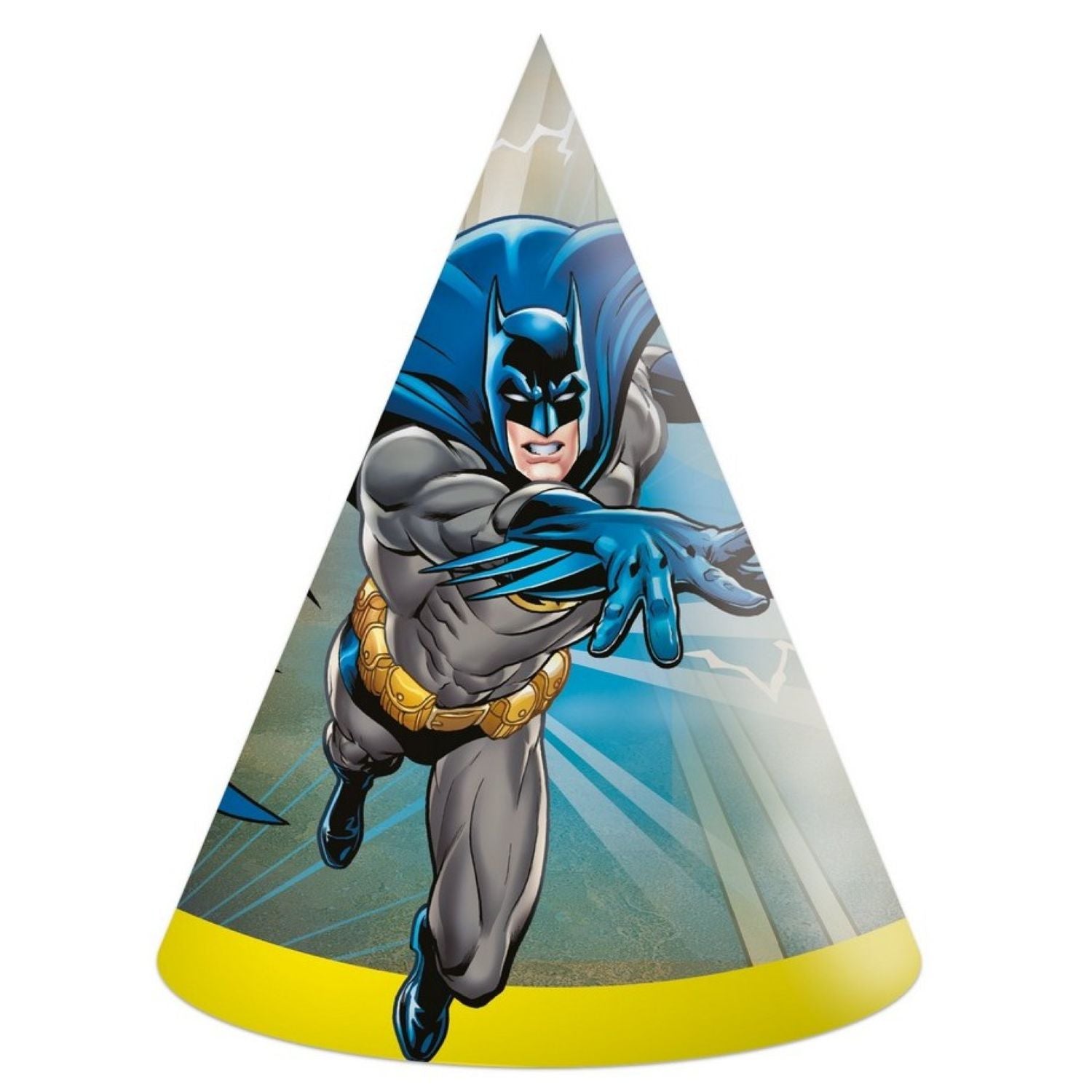 das-kost-mland-partyh-te-batman-6-st-ck-fsc-partyhut image 1