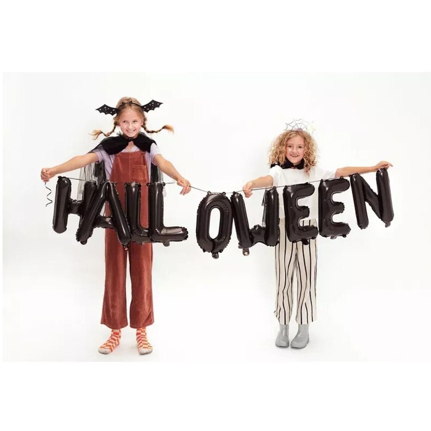 das-kost-mland-dekorationen-folienballon-halloween-schwarz-280cm image 2