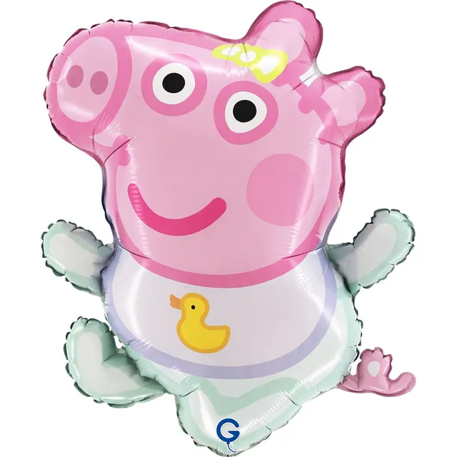 das-kost-mland-deko-23-folienballon-peppa-pig-evie-58cm image 1