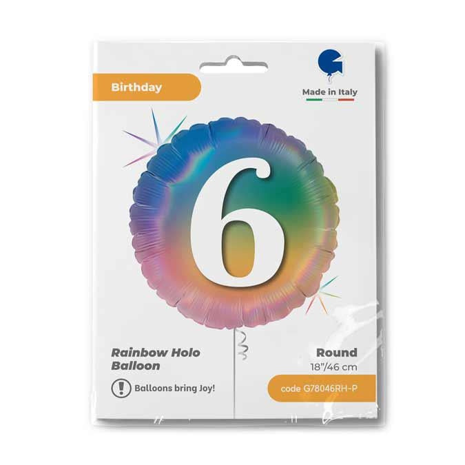 das-kost-mland-happy-colourful-rainbow-folienballon-45-cm-2 image 2