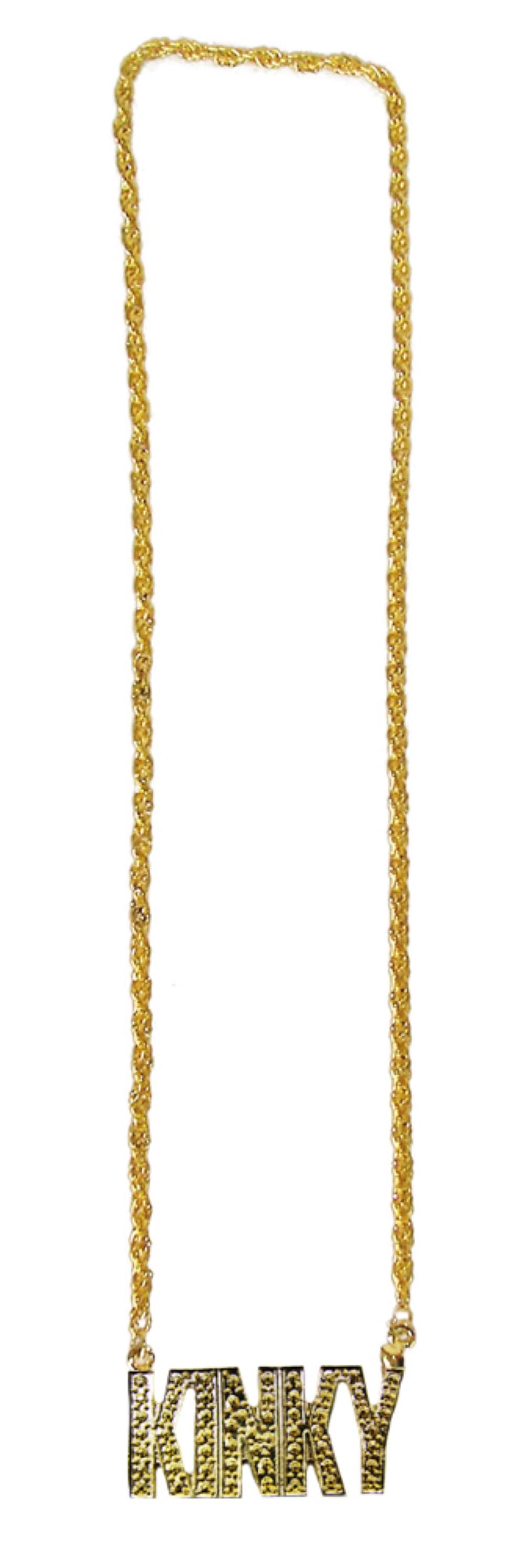 das-kost-mland-accessoires-goldene-disco-halskette-kinky-fasching image 1