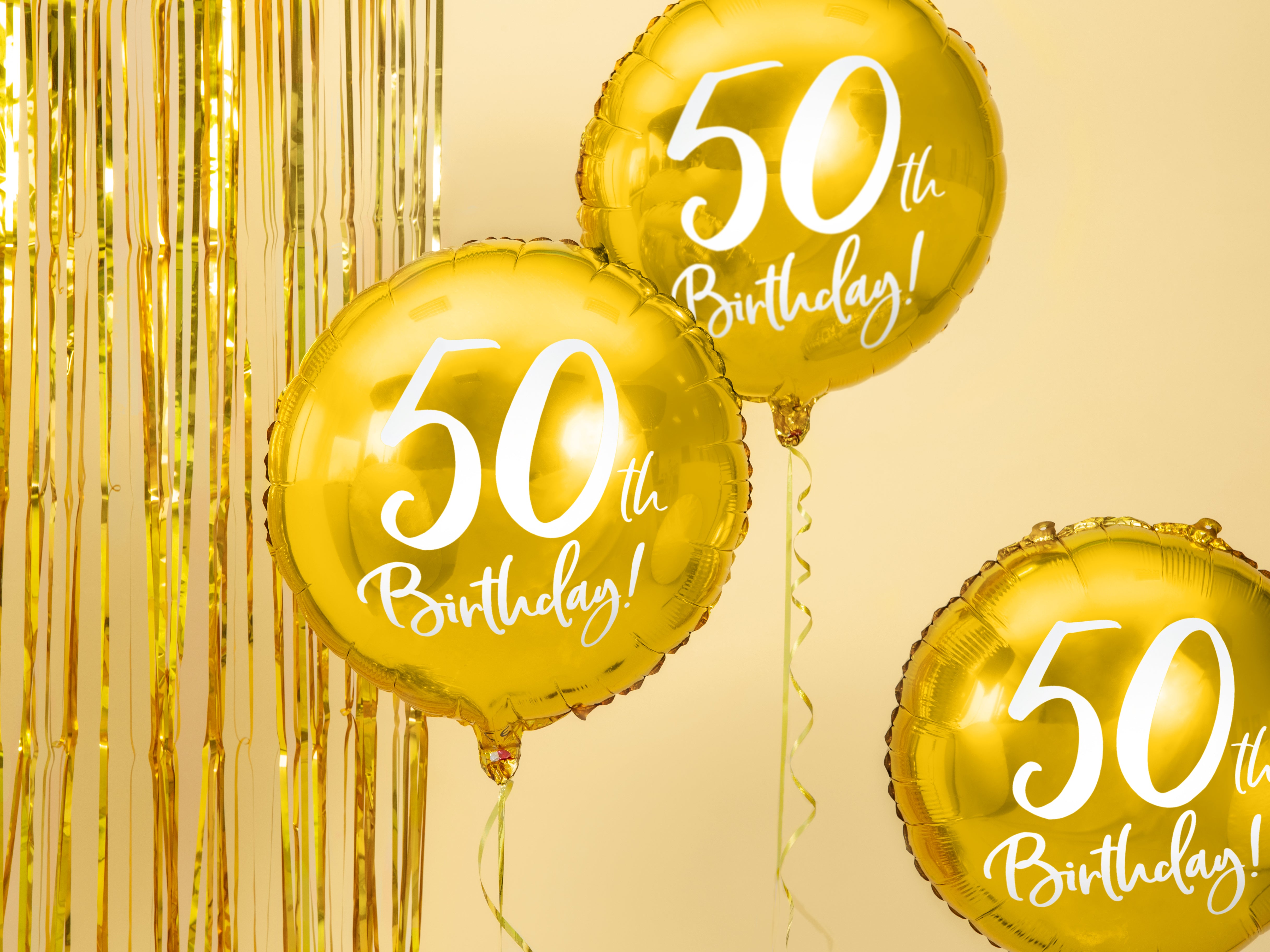 party-deco-50th-birthday-folienballon-luftballon-gold-45cm image 2