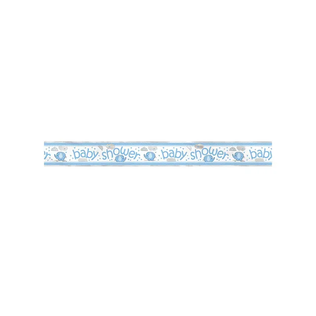 das-kost-mland-dekorationen-banner-folie-elephant-blau-365cm image 1