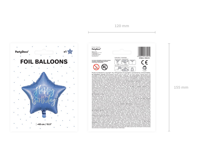 das-kost-mland-dekorationen-stern-folienballon-happy-birthday-blau image 3
