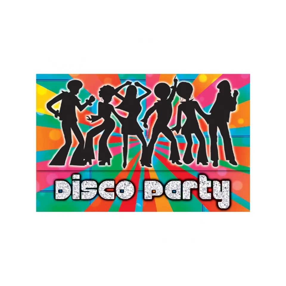 das-kost-mland-einladung-disco-party-karten-set image 1