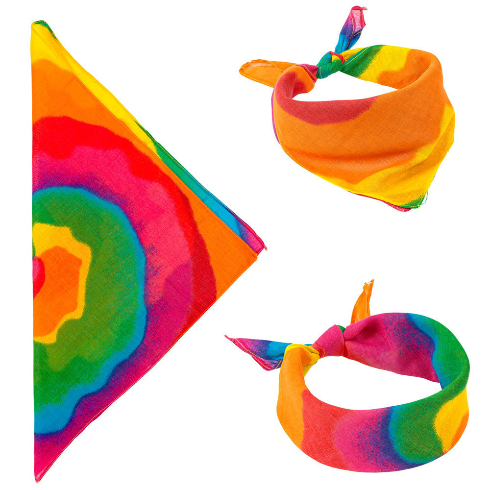 das-kost-mland-accessoires-bandana-batik-halstuch-hippie-55x55-bunt image 1