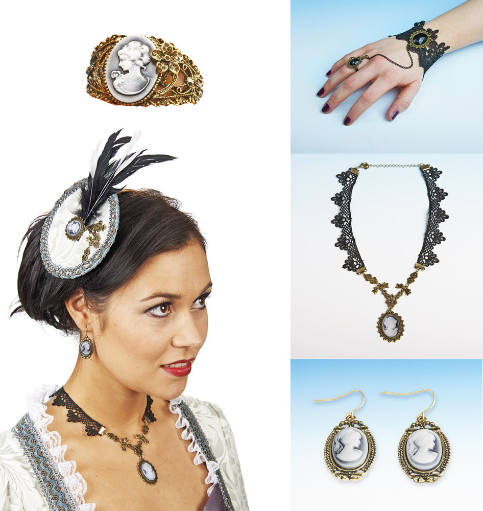 das-kost-mland-accessoires-kamee-ohrringe-barock-kost-m-gold image 2