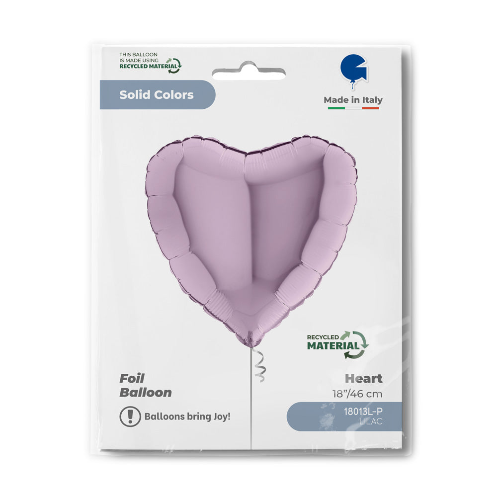 das-kost-mland-deko-herz-folienballon-46cm-lavendel-uni-helium image 2