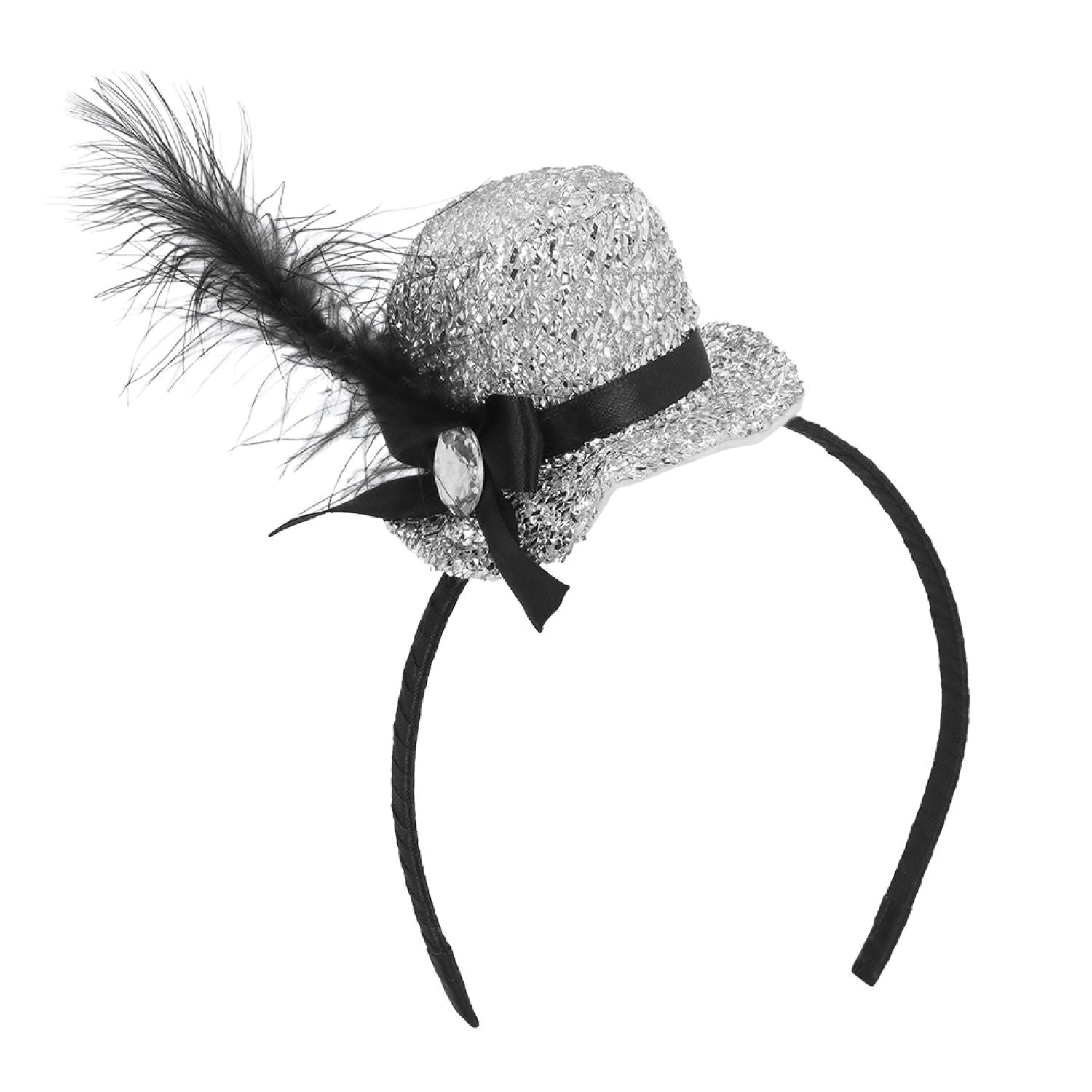das-kost-mland-diadem-glitter-haarreif-mini-hut-glitzer-fasc image 7