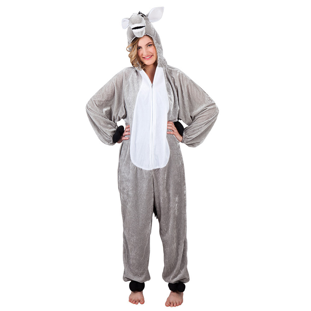 das-kost-mland-esel-kost-m-herren-grau-overall-kapuze image 4