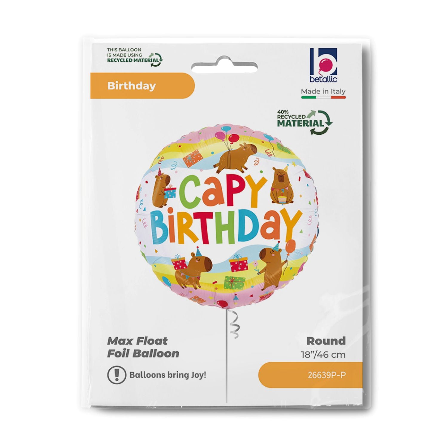 capybara-birthday-folienballon-46-cm-helium image 2
