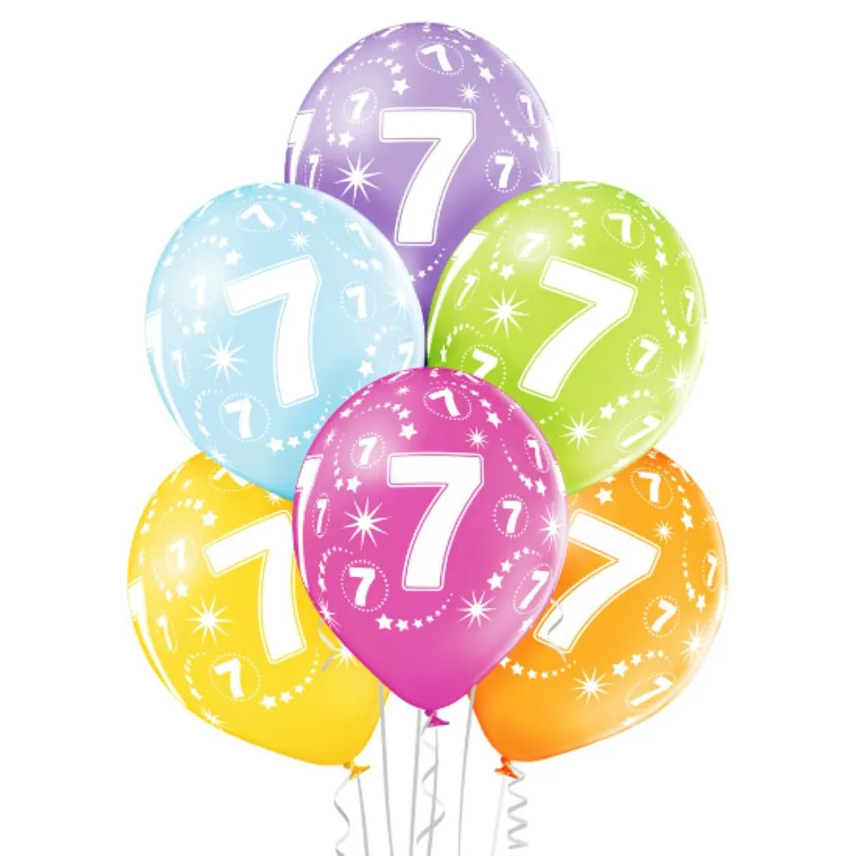 das-kost-mland-dekorationen-luftballon-30cm-geburtstag-7-ballons-bunt-6-stk image 1