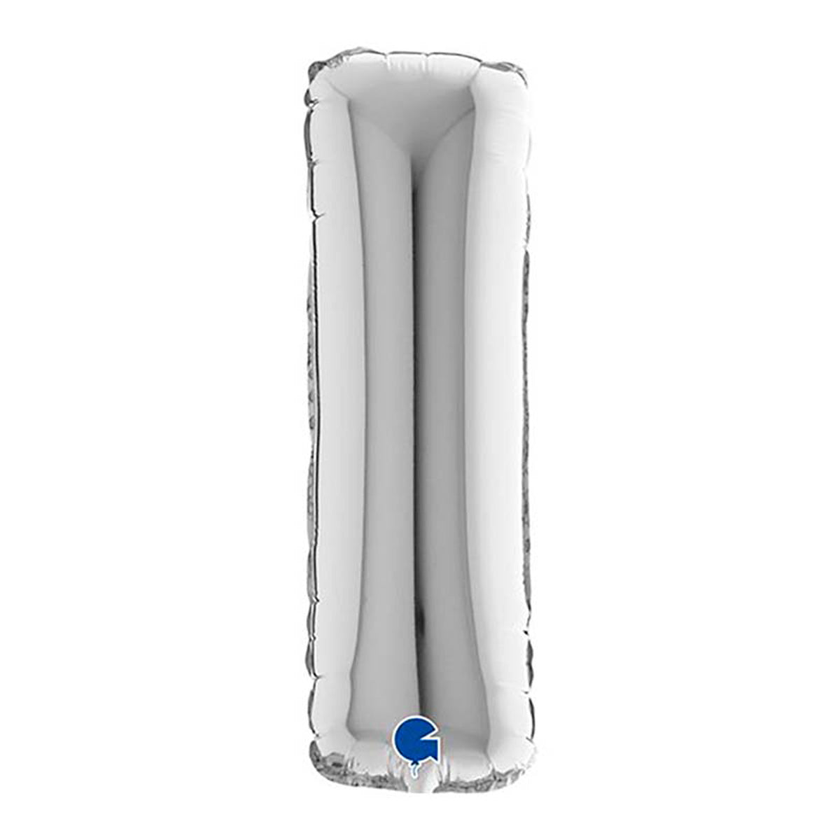 grabo-buchstaben-folienballon-silber-i-36-cm-luft image 1