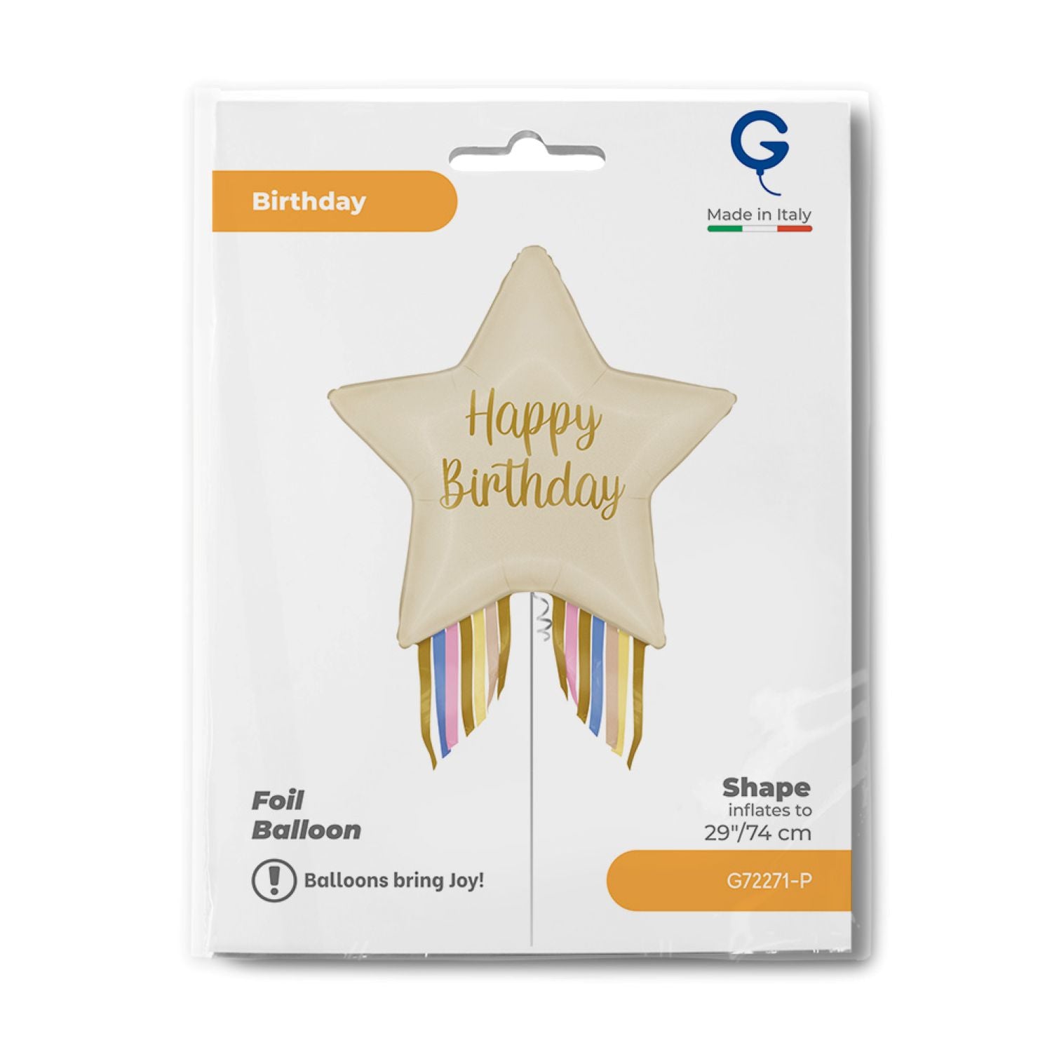 das-kost-mland-dekorationen-folienballon-stern-happy-birthday-74cm image 2