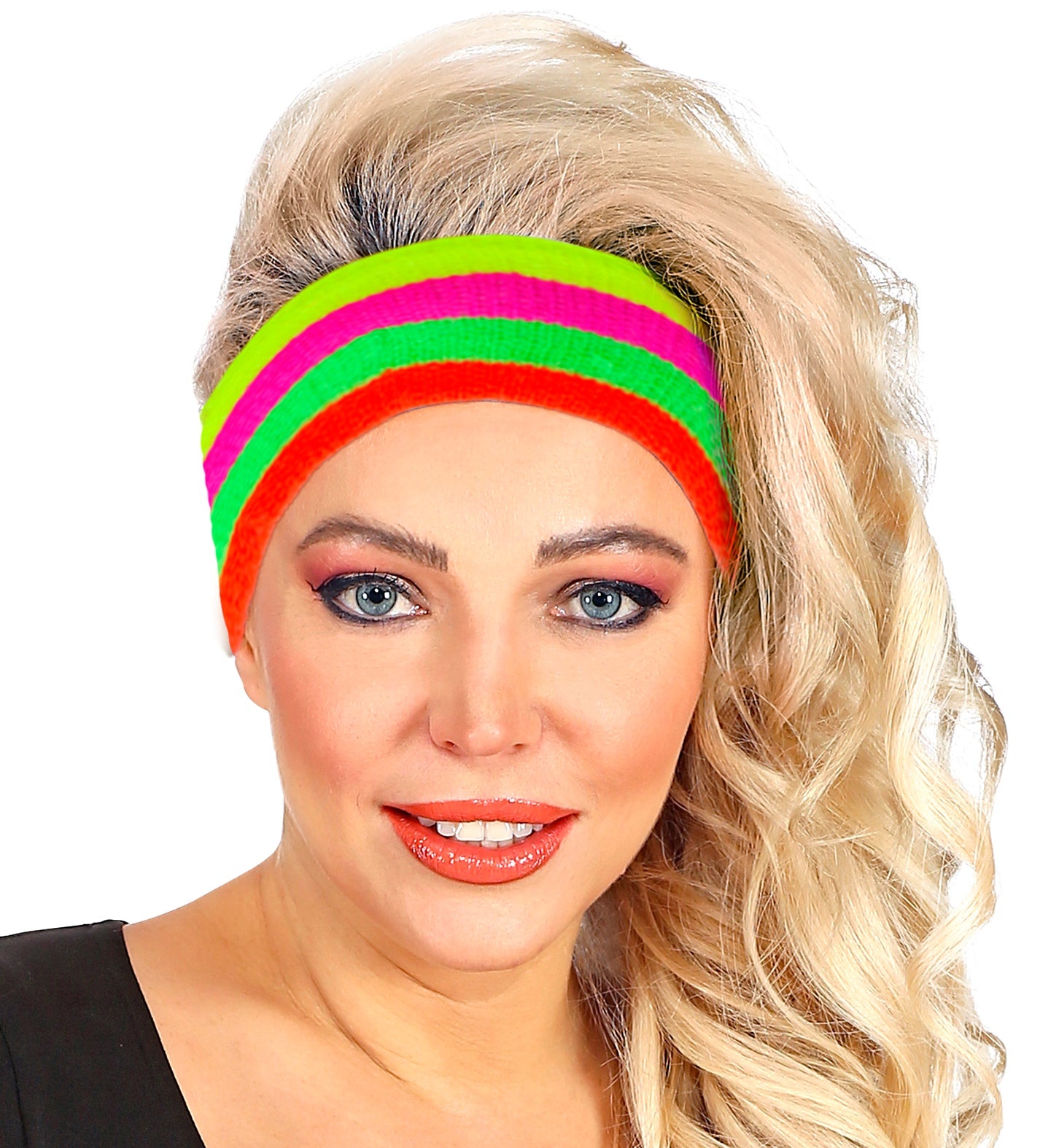 das-kost-mland-neon-stirnband-mehrfarbig-80er-disco image 4