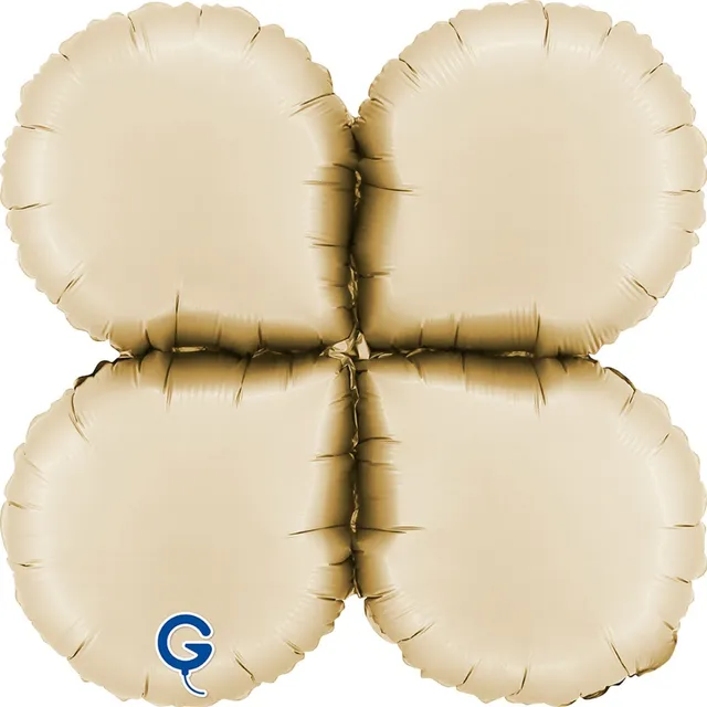 das-kost-mland-dekorationen-base-drops-folienballon-48cm-cream-luft image 1