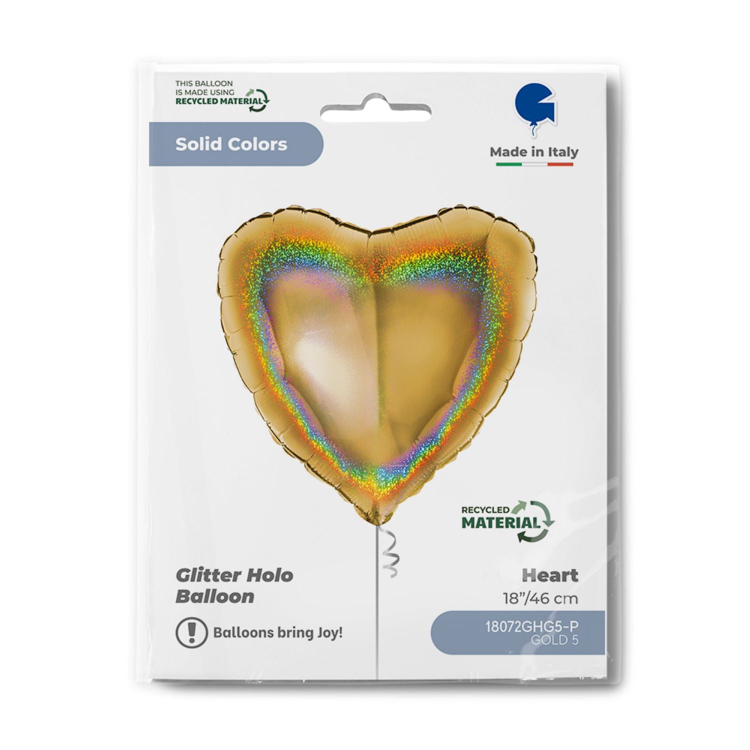 das-kost-mland-dekorationen-herz-folienballon-gold-holo-46cm image 2