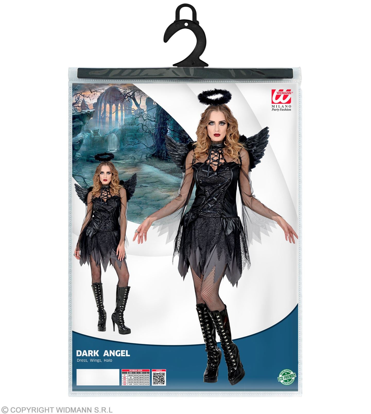 schwarzer-engel-kost-m-damen-kleid-fl-gel-gr-e-l image 5