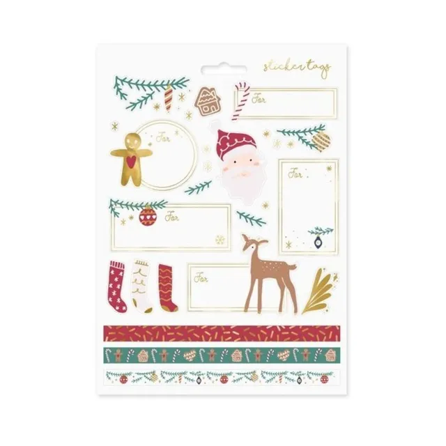das-kost-mland-weihnachten-aufkleber-31-st-ck-designs image 1