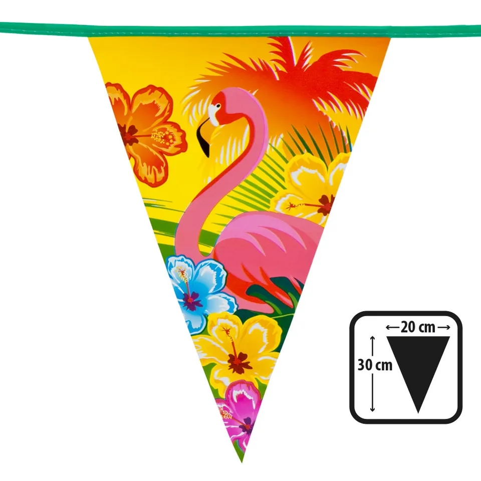 das-kost-mland-dekorationen-wimpelkette-hibiscus-bunt-6m-pe image 1