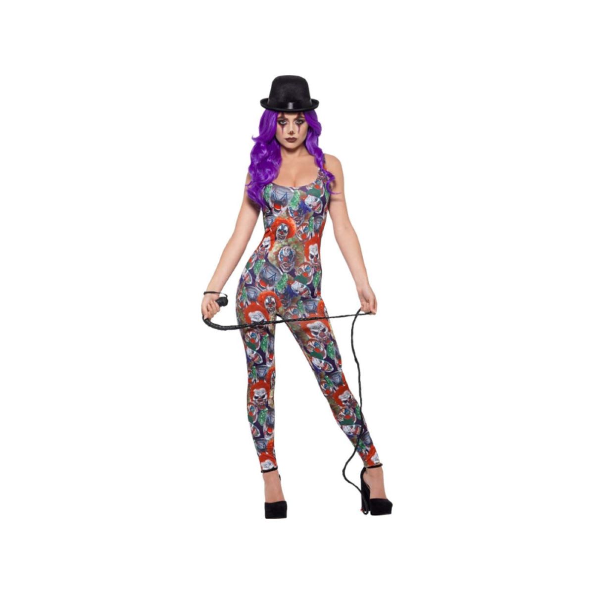 das-kost-mland-damen-kost-m-lady-horror-clown-einteiler-xs image 2