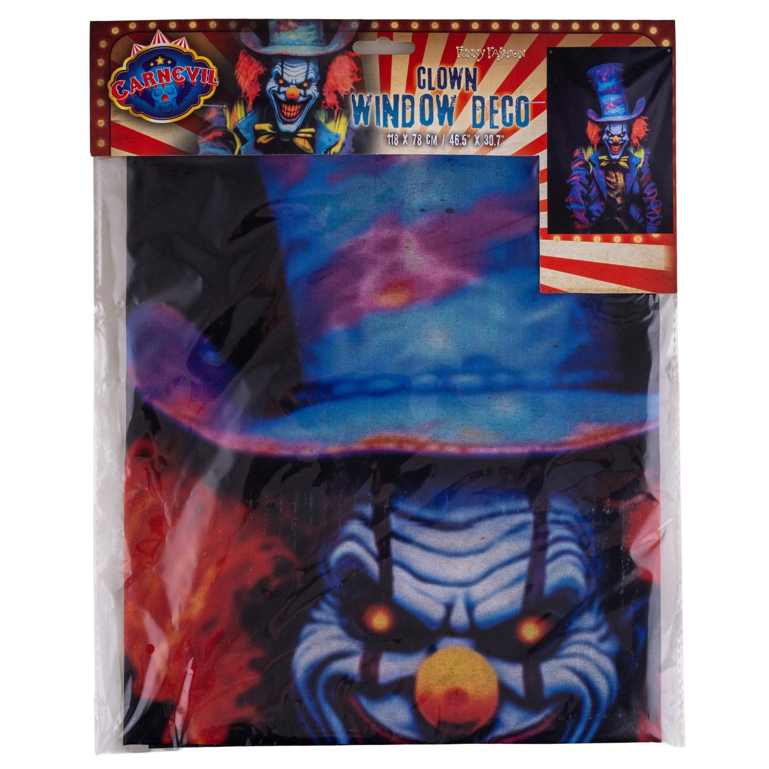 das-kost-mland-dekorationen-halloween-fensterdeko-horror-clown image 2