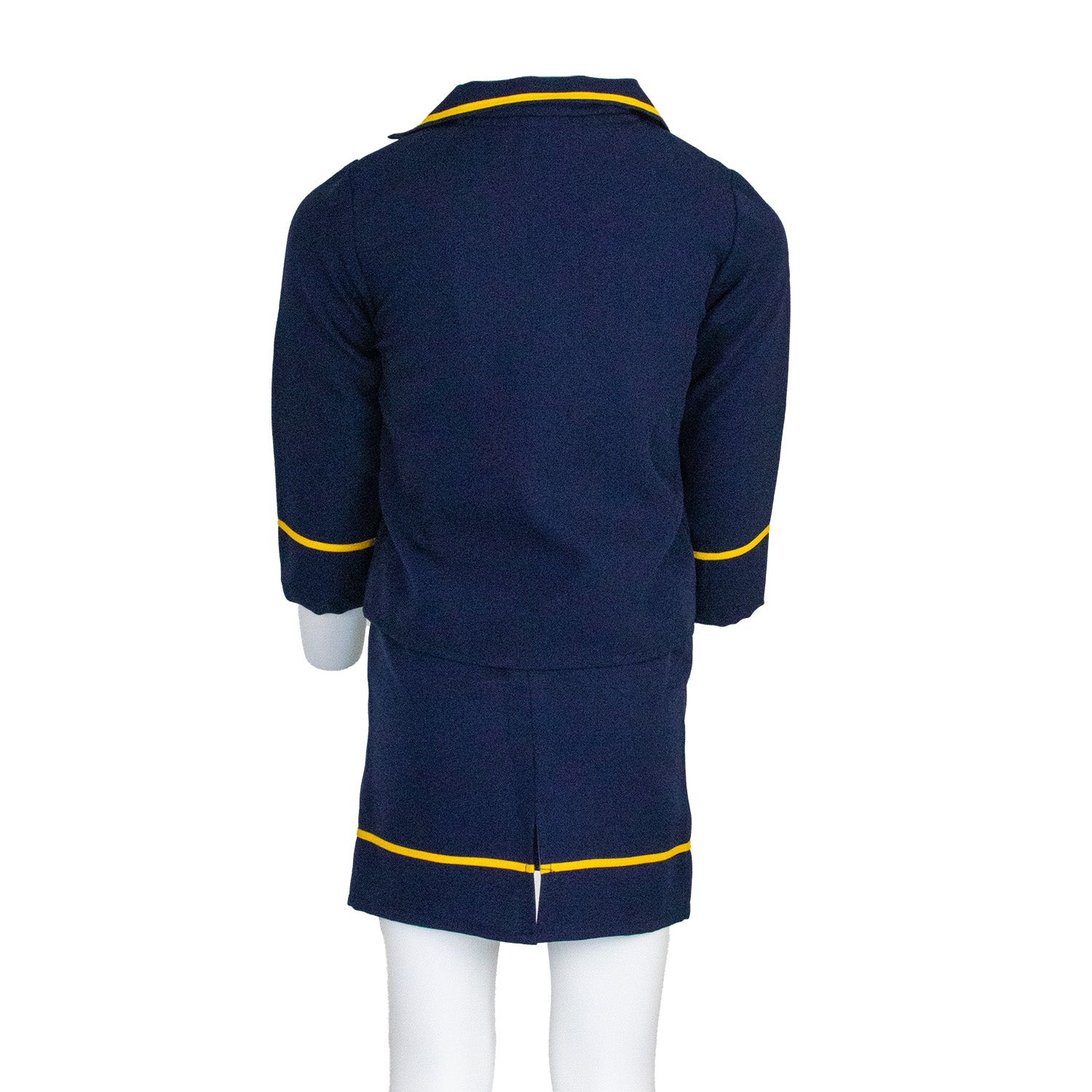 das-kost-mland-stewardess-kost-m-m-dchen-4-tlg-blau image 2
