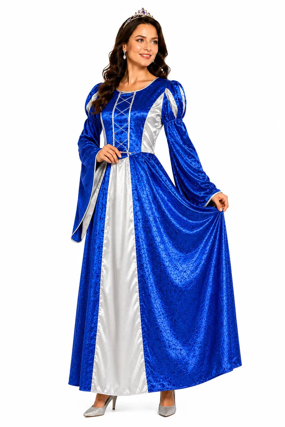 das-kost-mland-helena-burgfr-ulein-damenkost-m-blau-silber-40 image 1