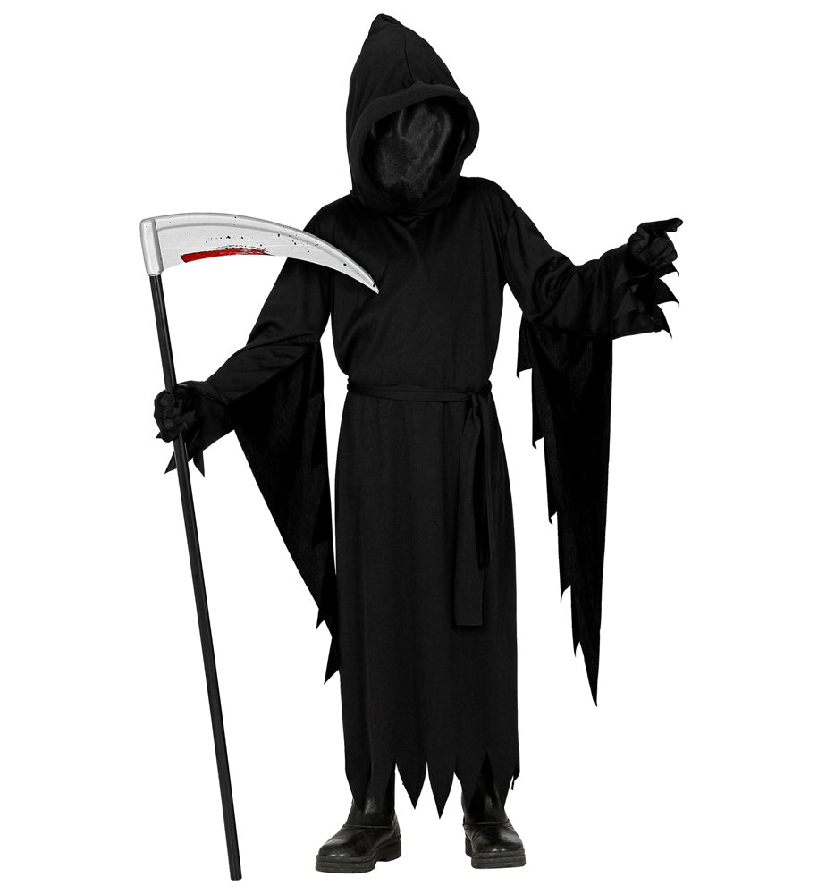 das-kost-mland-jungen-sensenmann-kinderkost-m-schwarz-mit-maske image 2