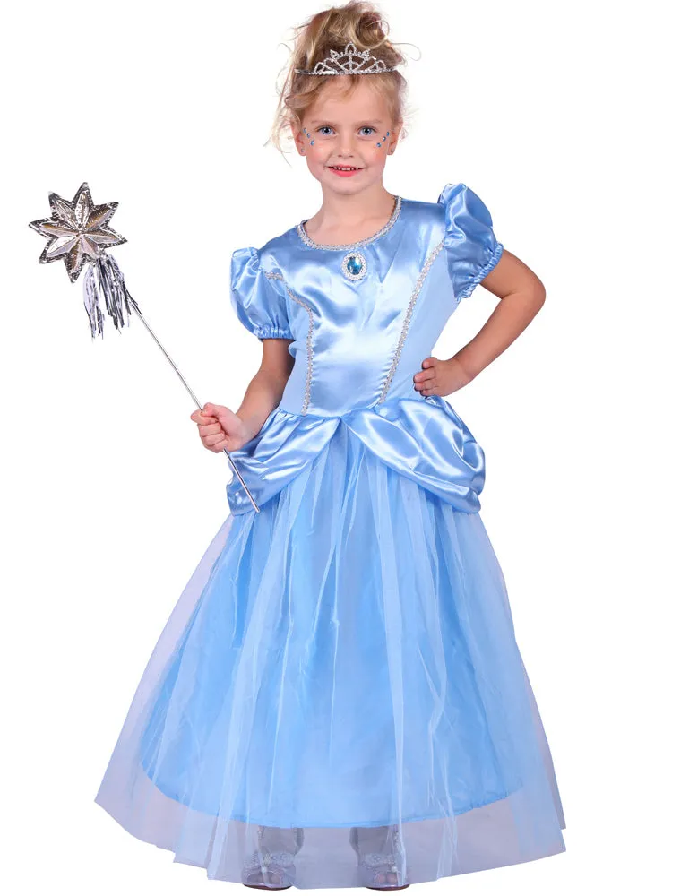 das-kost-mland-m-dchen-cinderella-prinzessin-kost-m-hellblau-t-ll image 1