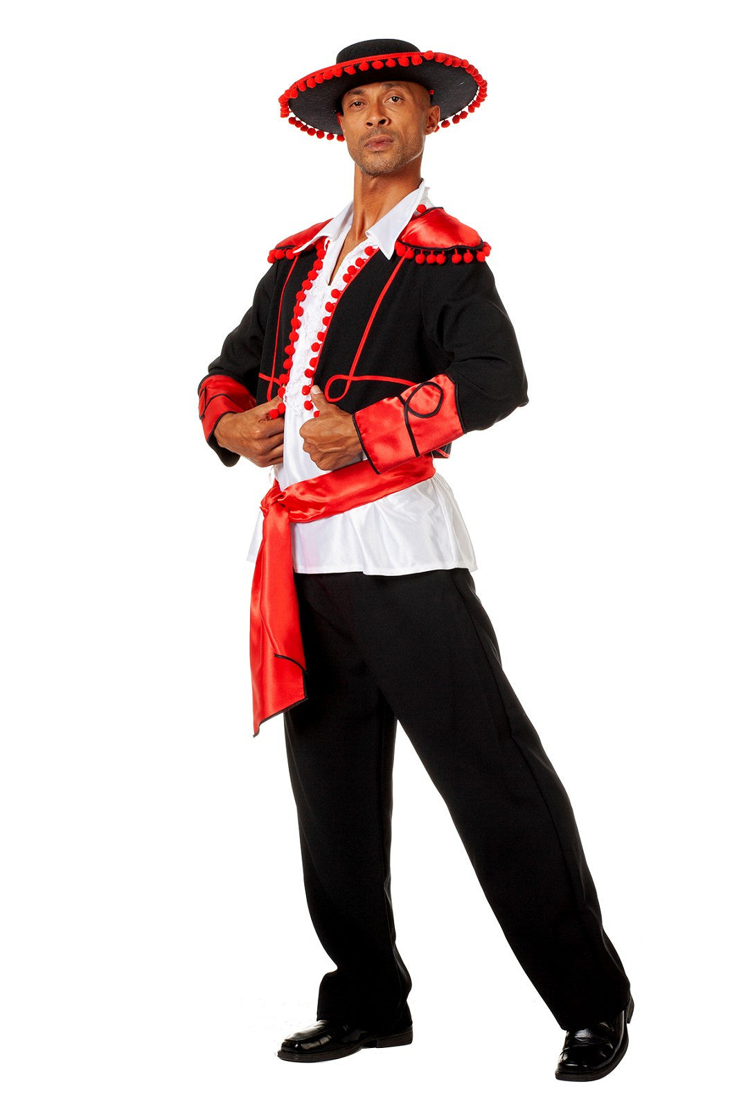 das-kost-mland-spanier-diego-herren-kost-m-3-tlg-schwarz-rot image 2