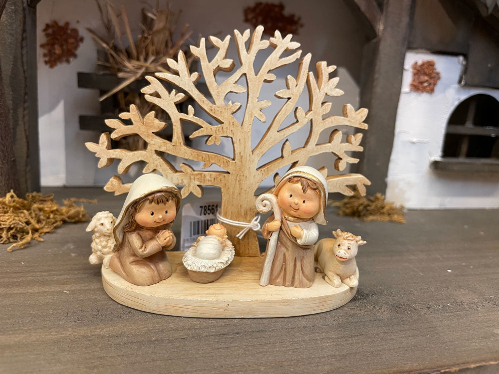 kinderkrippe-mit-baum-12x10cm-polyresin-weihnachtskrippe image 5