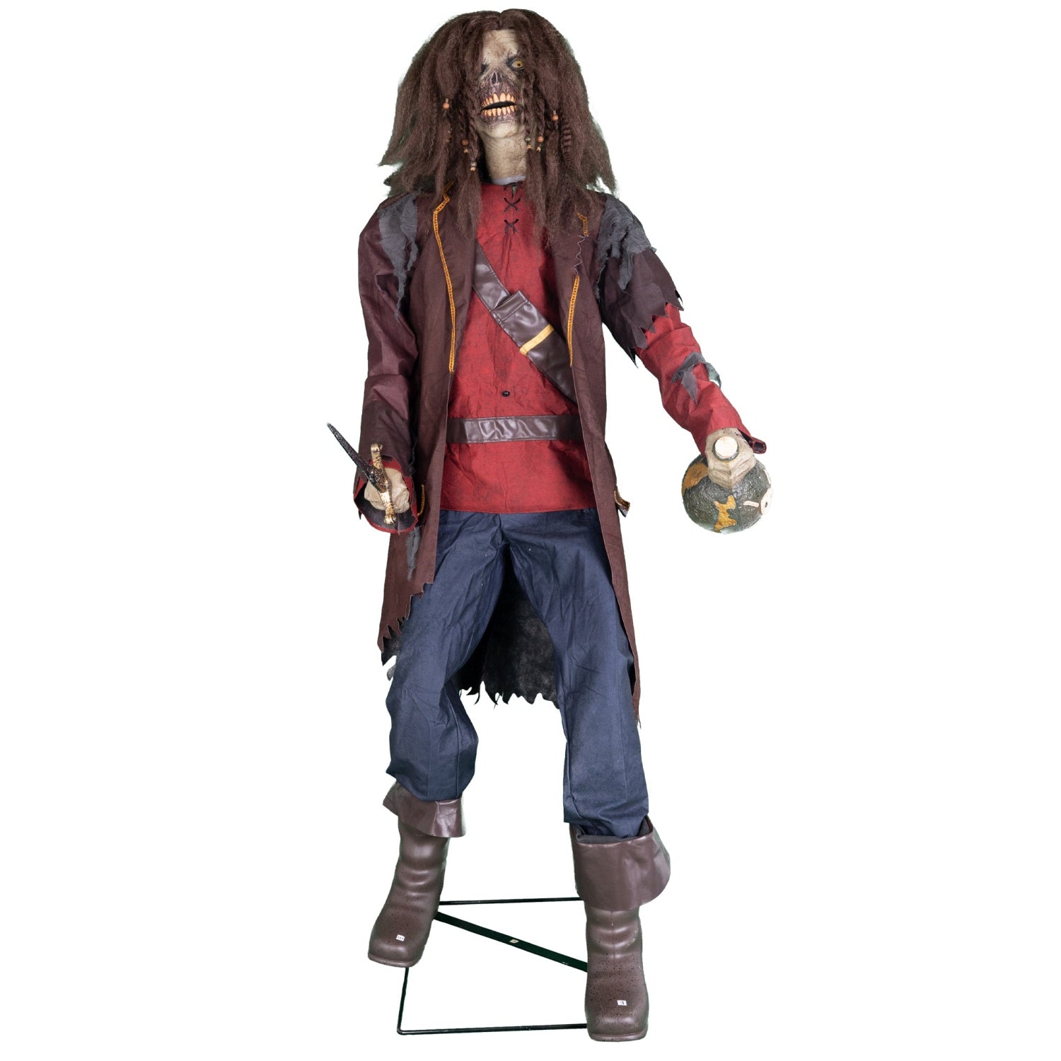 das-kost-mland-pirat-pete-animatronic-standfigur-183-cm image 2