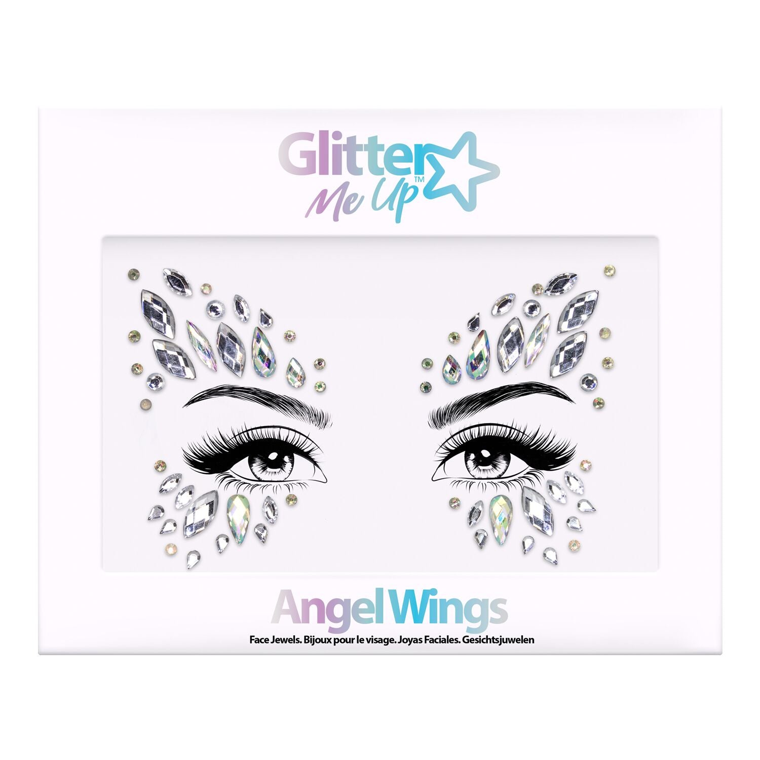 glitter-me-up-face-jewels-angel-wings-glitzersteine-selbstklebend image 2