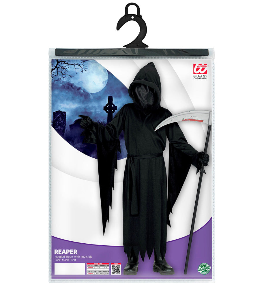 das-kost-mland-jungen-sensenmann-kinderkost-m-schwarz-mit-maske image 3