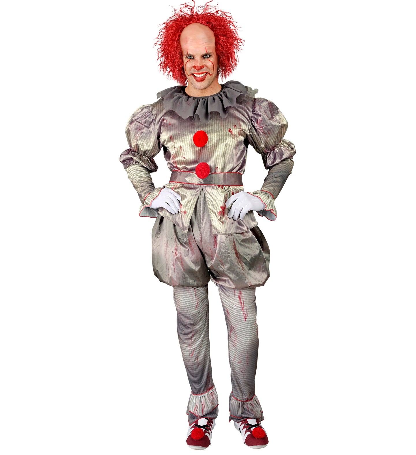 das-kost-mland-herren-kost-m-killer-clown-grau-gr-l image 2