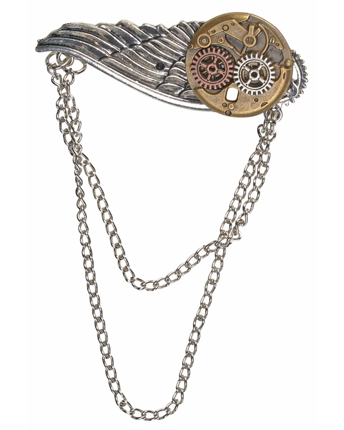 das-kost-mland-accessoires-fl-gel-brosche-steampunk-414014-bronze image 1