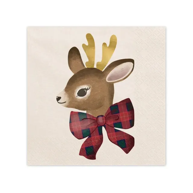 das-kost-mland-dekorationen-servietten-hirsch-33x33cm-12-st-ck image 1