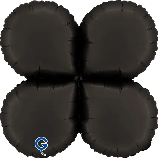 das-kost-mland-dekorationen-folienballon-base-drops-48-cm-satin-schwarz image 1