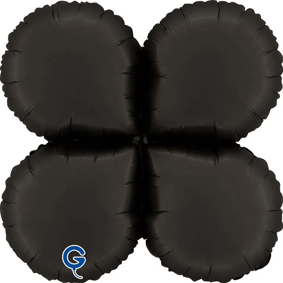 das-kost-mland-dekorationen-folienballon-base-drops-48-cm-satin-schwarz image 1