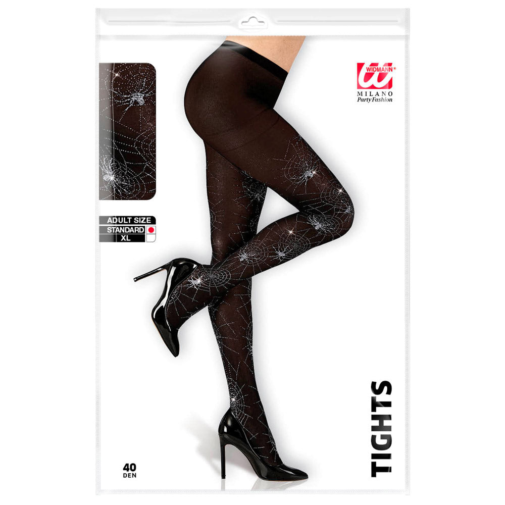 das-kost-mland-spinnen-strumpfhose-damen-40den-schwarz-xl image 3