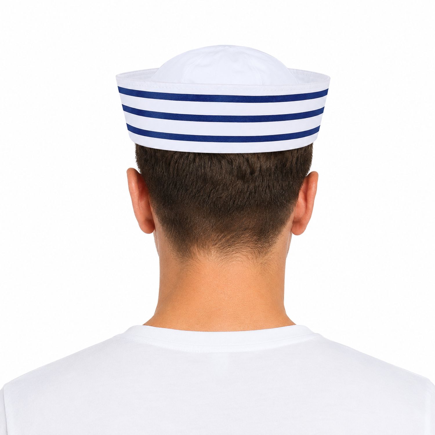 das-kost-mland-matrosen-m-tze-mit-anker-wei-blau image 4