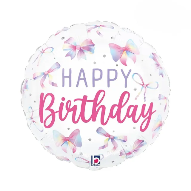 das-kost-mland-happy-birthday-folienballon-schleifen-46-cm image 1