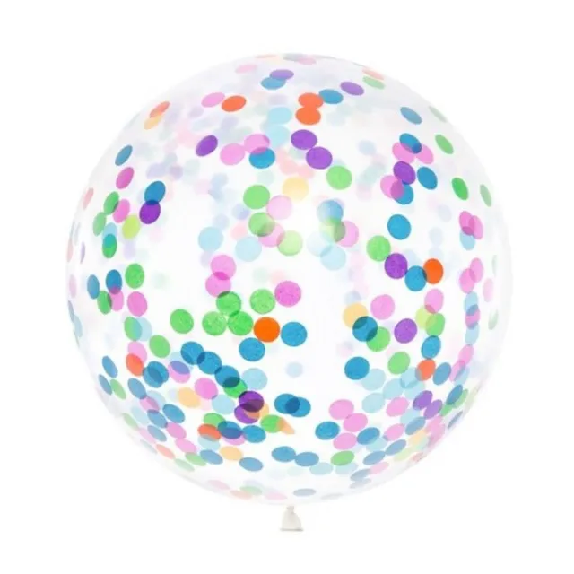das-kost-mland-luftballon-100cm-transparent-konfetti image 1