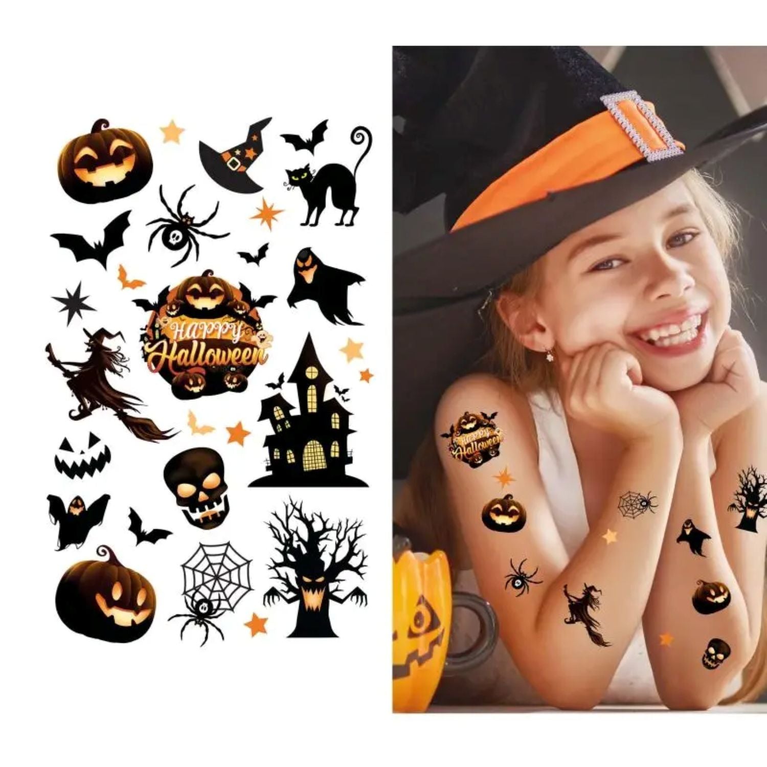 das-kost-mland-happy-monster-halloween-tattoos-1-bogen image 2