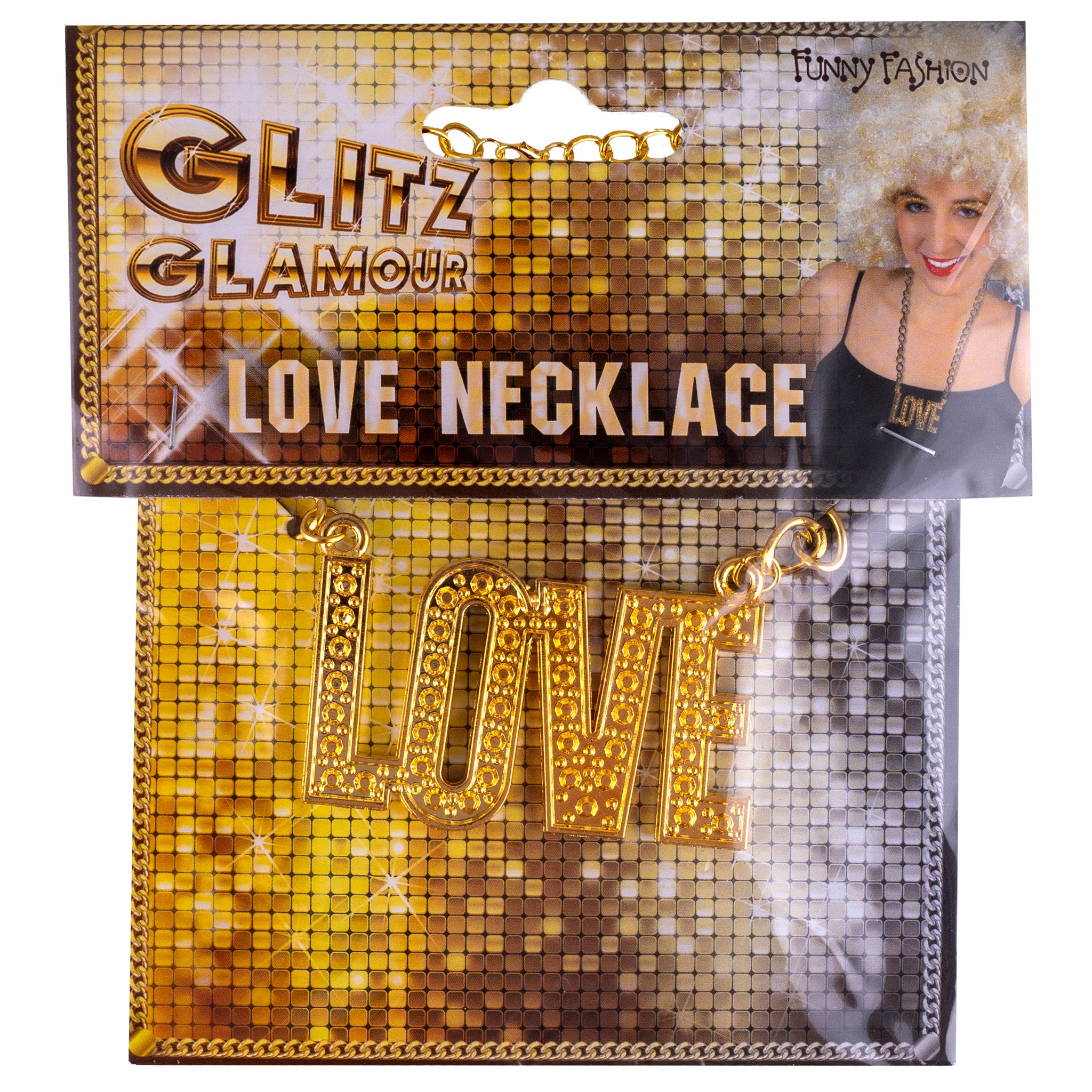 das-kost-mland-accessoires-disco-halskette-love-gold image 2