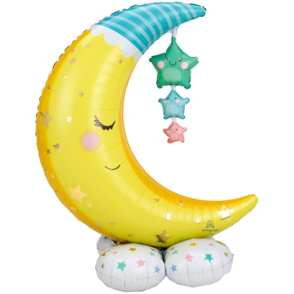 das-kost-mland-airloonz-mond-sterne-p71-folienballon-101x139-cm image 1