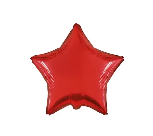 das-kost-mland-stern-folienballon-43-cm-rot-18-zoll-uni image 1